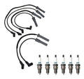 Denso 7mm Wire Set & 6 Iridium TT Spark Plugs for Dodge Chrysler Plymouth
