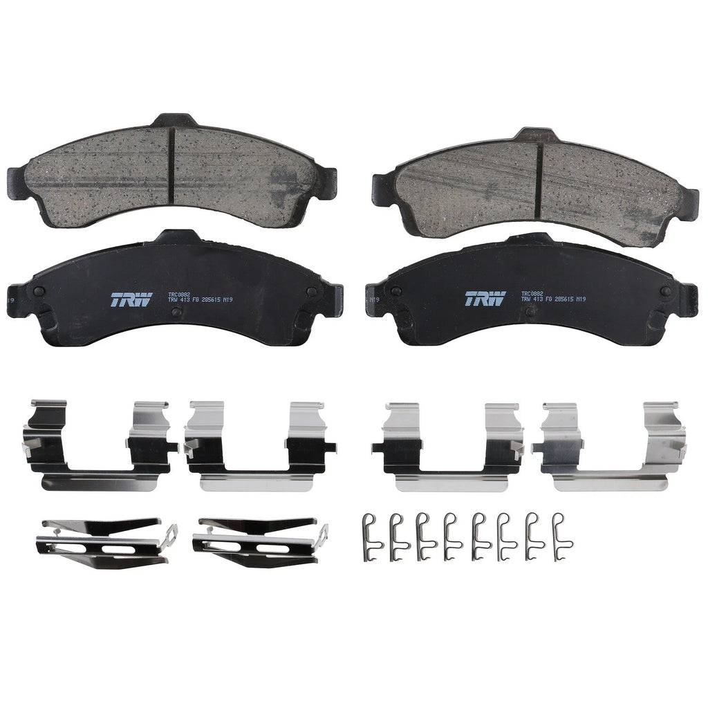 Front Brake Kit 325mm Rotors TRW Pro Ceramic Pads for Buick Chevy GMC Isuzu Saab