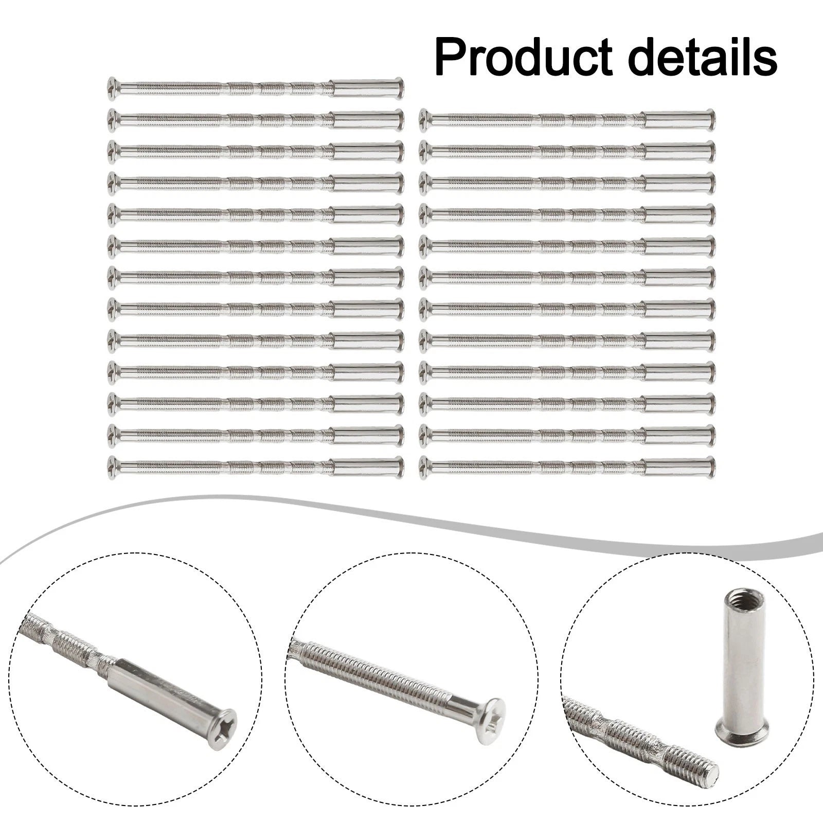 25 Pack Door Handle Fixing Screws for M3