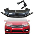 Front Upper Grille for Honda Civic (2014–2015) Chrome & Black