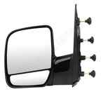 Pair of Manual Side View Mirrors for Ford E150 E250 E350 E450 E550 Van