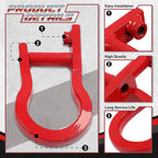 2Pcs Red Tow Hooks for Chevrolet GMC Silverado Sierra 1500 (2007–2019) 84192871