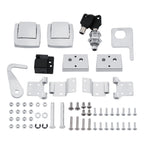 Chrome Trunk Latches Hinges Lock for Harley Electra Road Glide King (1988–2013)