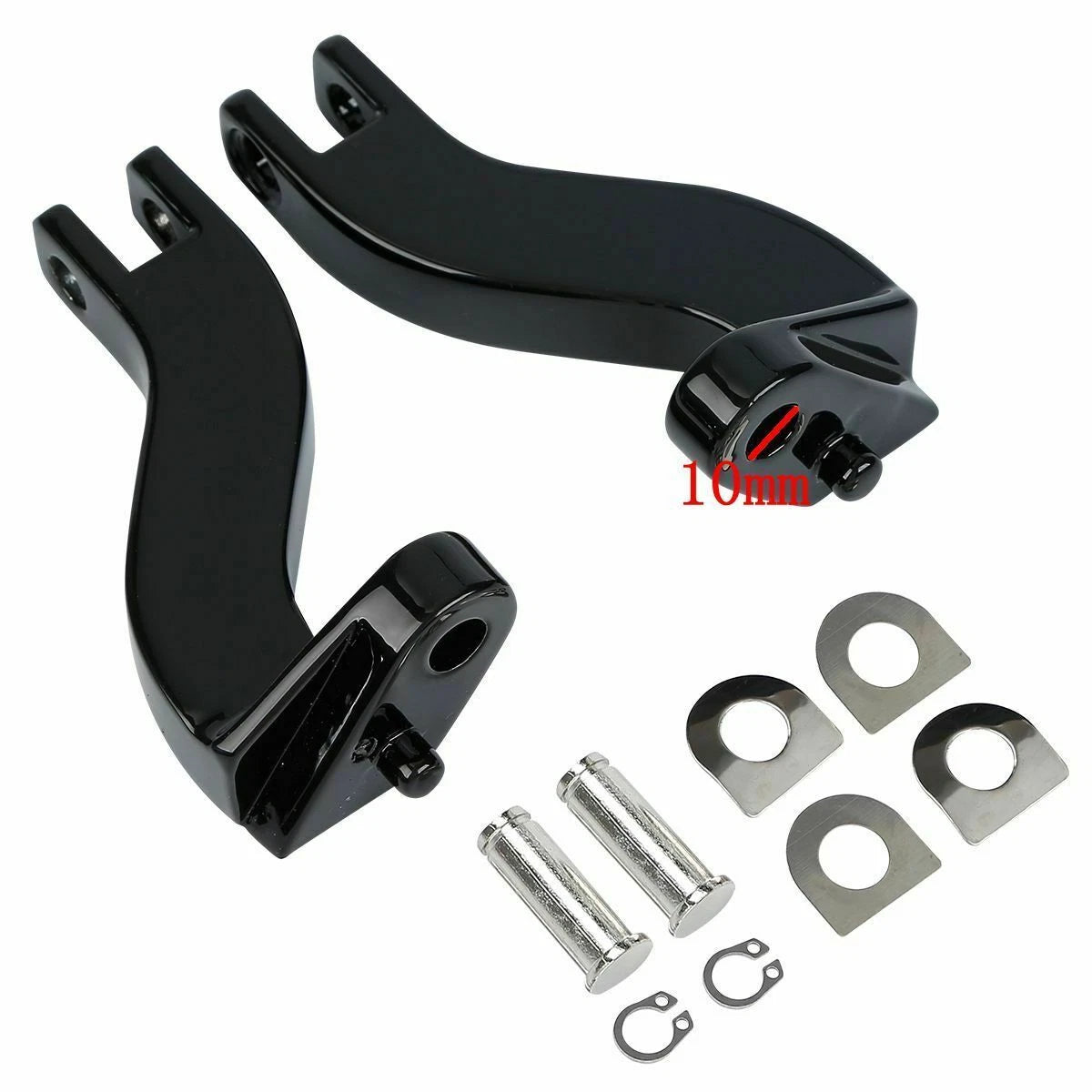 Passenger Foot Peg Footrest Mount Bracket for Harley Touring FLHR (1993–2025)