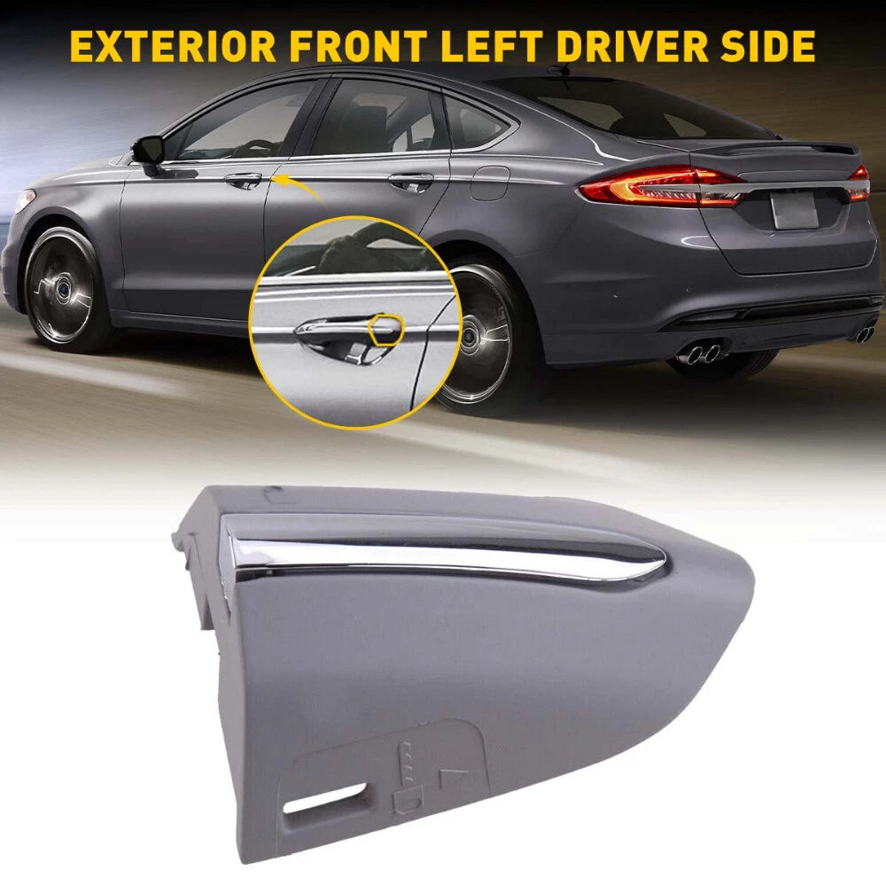 Chrome Front Door Handle Lock Bezel for Ford Fusion (2013–2020)