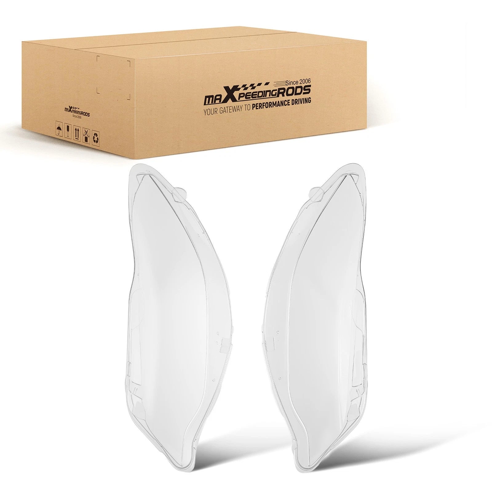Pair Headlight Lens Cover for BMW F22 F23 (2014–2021)