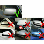 ABS Glossy Black Rear View Mirror Covers for BMW E60 E61 (2004-2007)