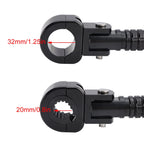 Universal Front Footrests Foot Pegs for Motorcycle 1.25" Bars