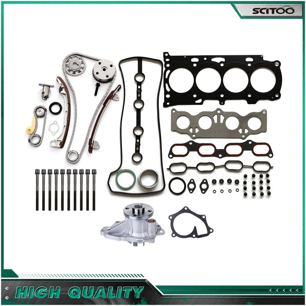 Head Gasket Bolts Set, Timing Chain Kit, Water Pump for Scion tC (2007–2010)