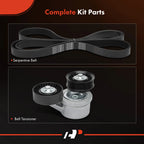 2X Serpentine Belt Drive Component Kit for Jeep Liberty Dodge Nitro (2002–2012)