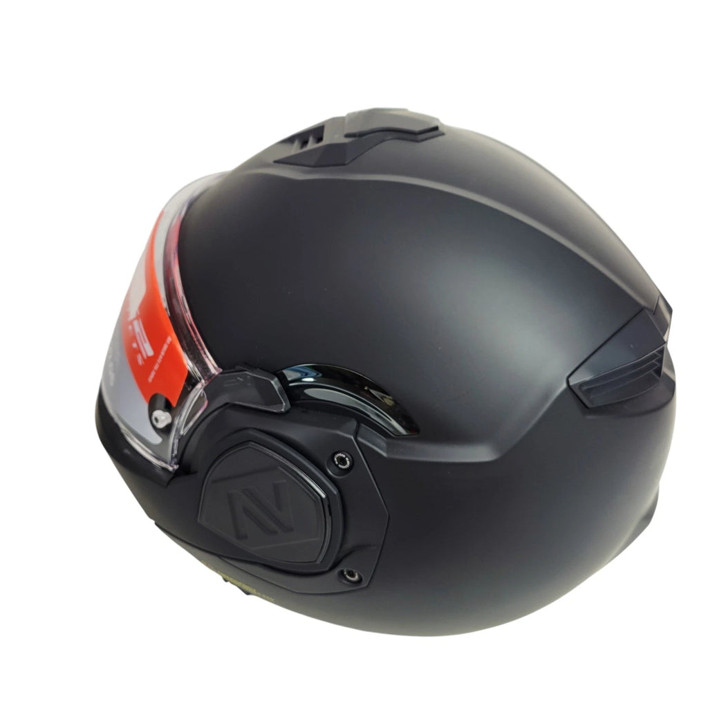LS2 Advant Noir Modular Motorcycle Helmet for Motorcycle (XS)