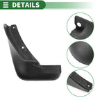Set of 4 Mud Flaps Splash Guards for Nissan Leaf (2011–2016)