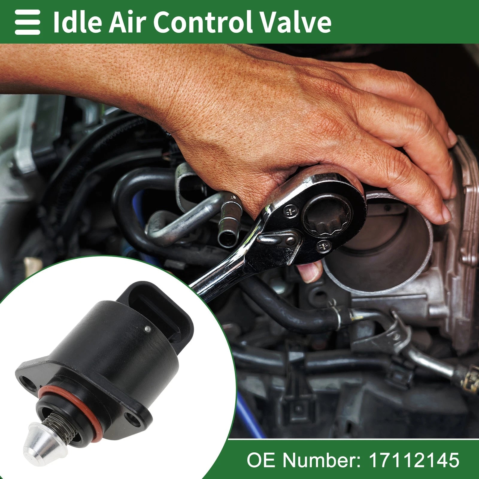 Idle Air Control Valve for Buick Century (1989–1993) No. 17112145