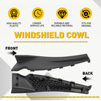 Left Windshield Wiper Cowl Extension Trim for Nissan Pathfinder (2013–2020)