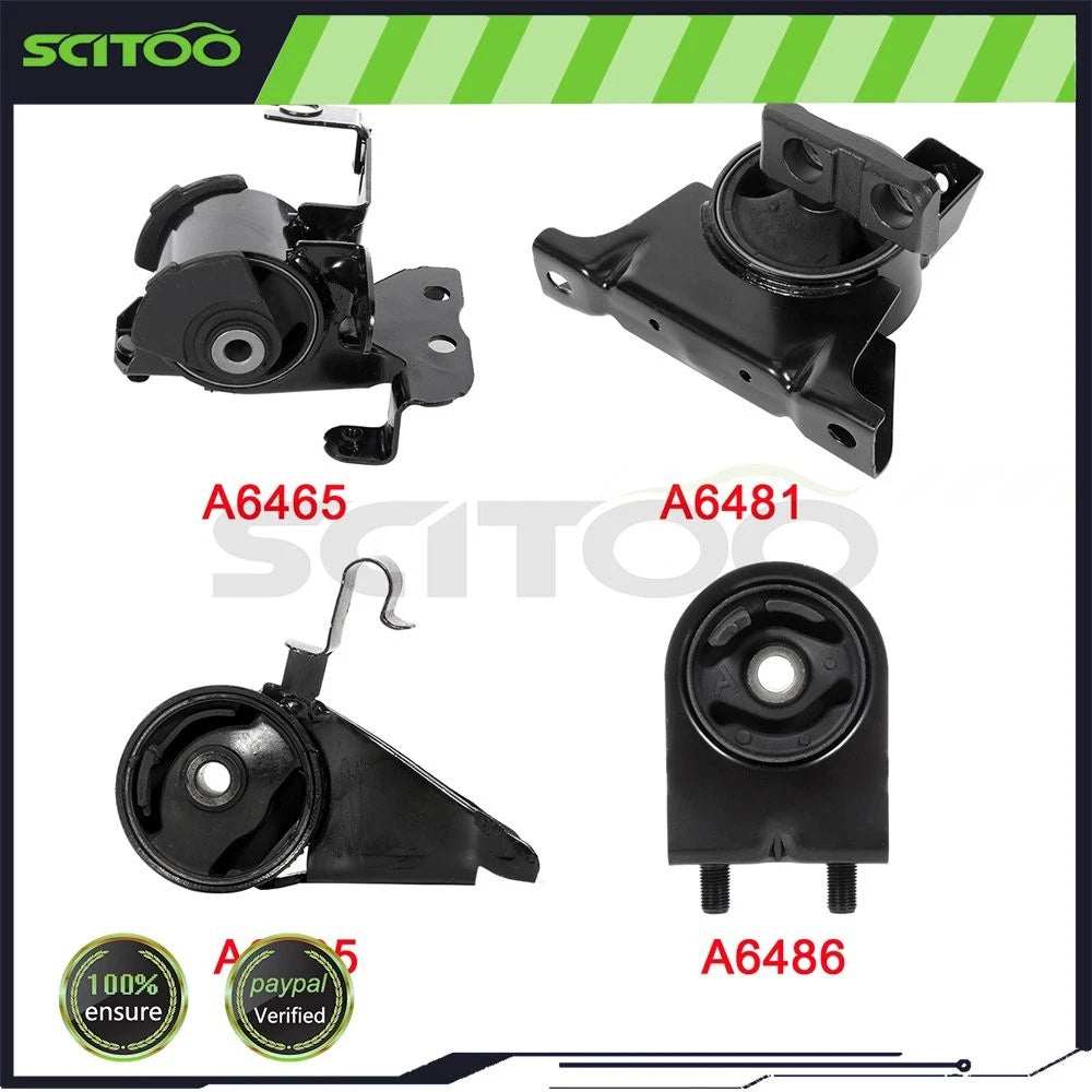 4X Engine Motor Mount for Mazda Protege 2.0L (2001–2003)
