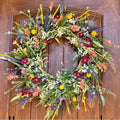 50cm Artificial Spring Summer Wreath for Home Decoration