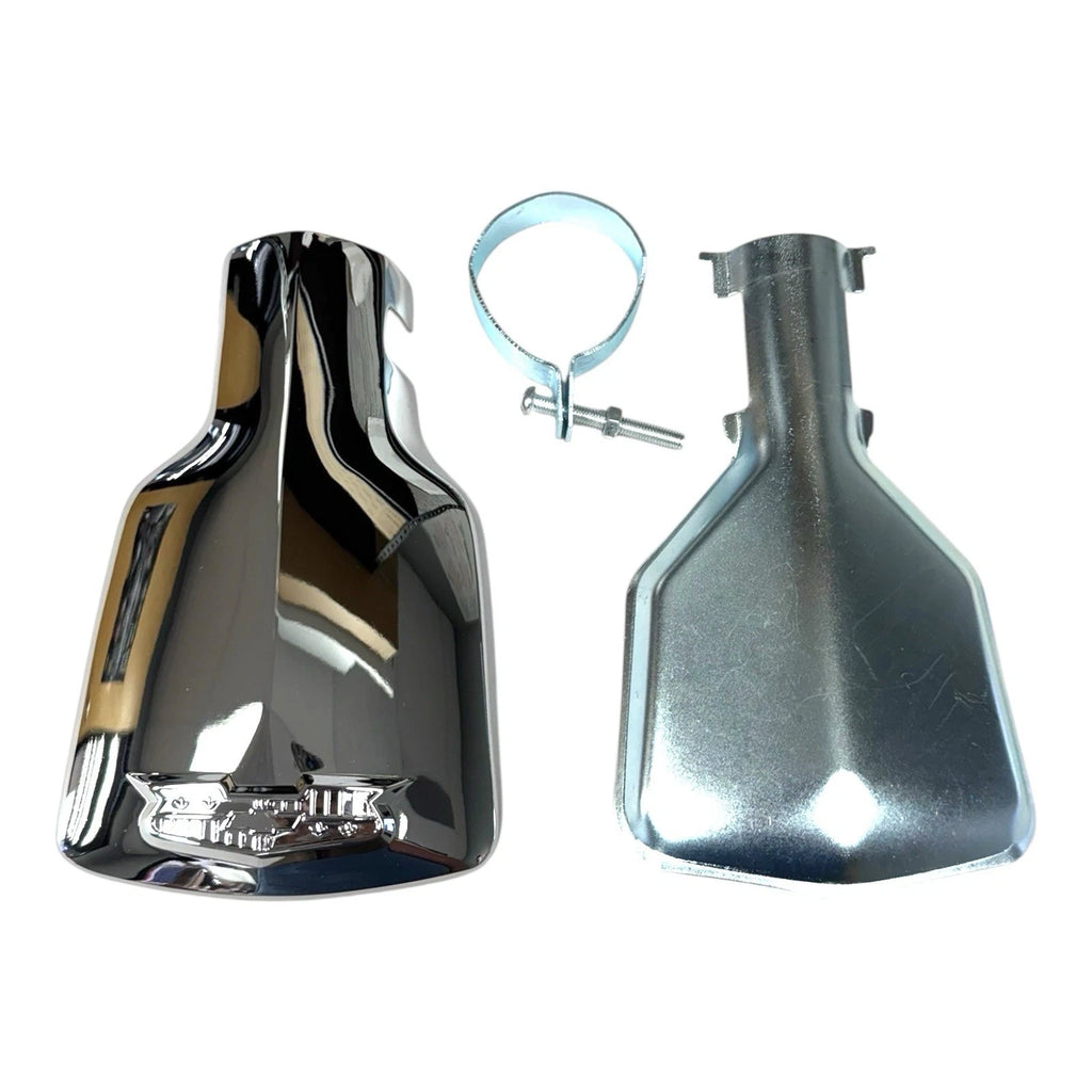 Chrome Exhaust Extension Deflector Tip for 1955–1956 Chevy Full Size