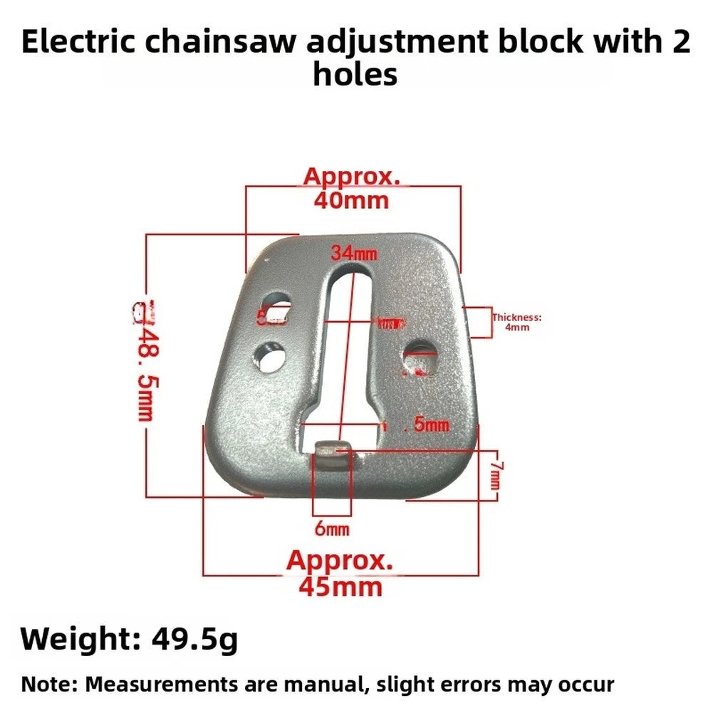 Chainsaw Tensioner Adjuster Block for 40mm 2-Hole Design (2010–2023)
