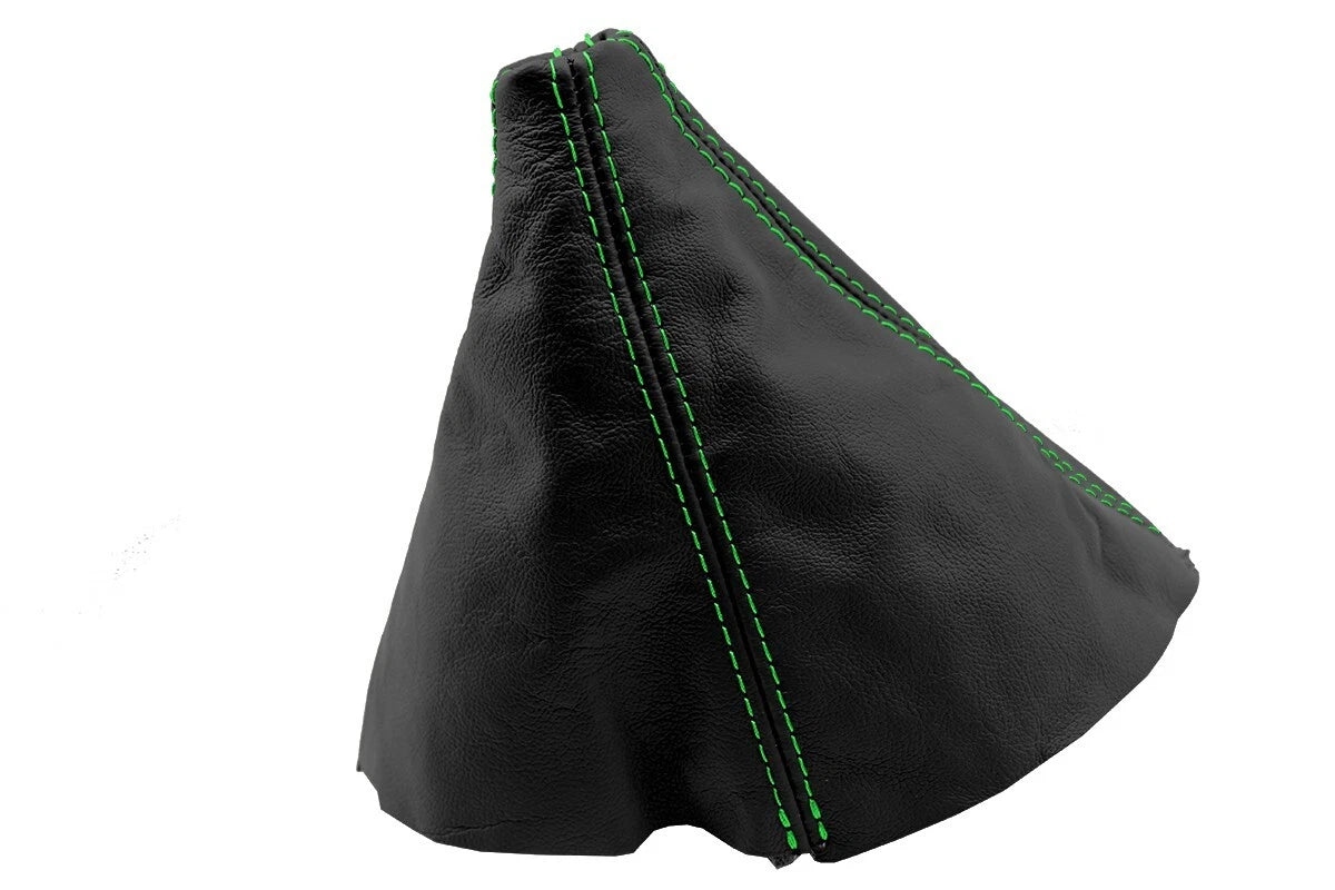 Leather Manual Shift Boot Cover for BMW E36 (1992–1999) - Green Stitch