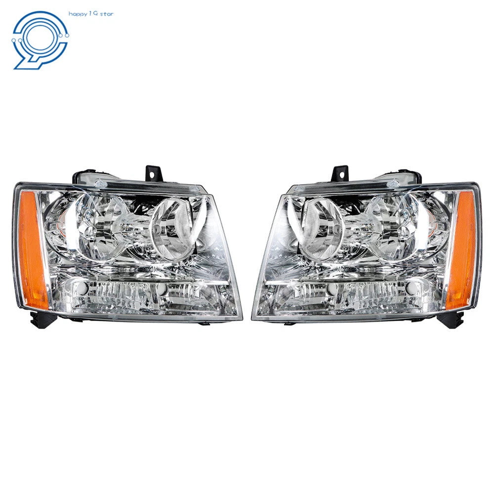 Chrome Headlights for Chevy Avalanche/Suburban/Tahoe (2007-2014)