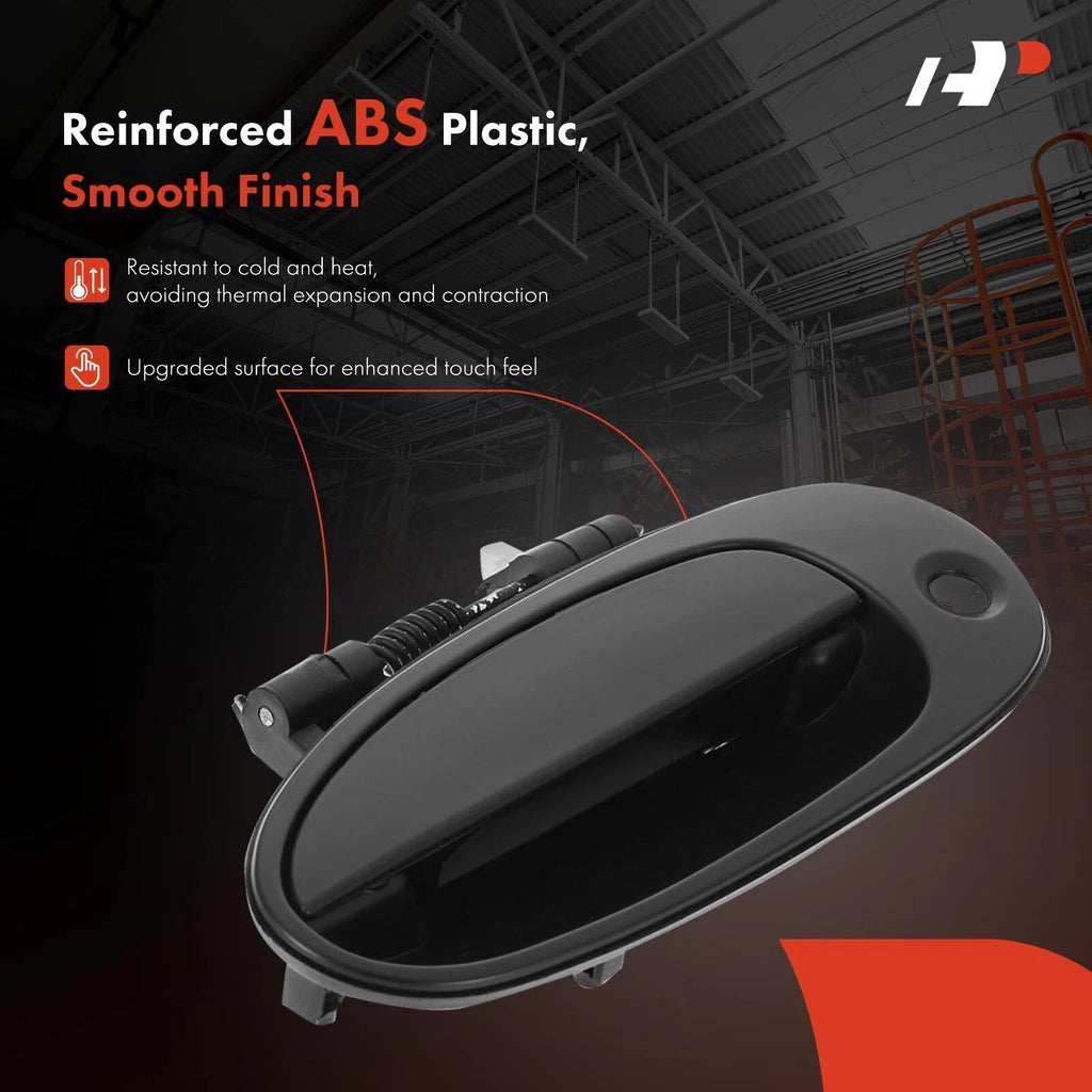 Front Left Black Exterior Door Handle for Kia Sephia (1998-2000)