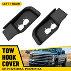 Front Bumper Tow Hook Covers Pair for Ford F-250 F-350 Super Duty (2023–2025)