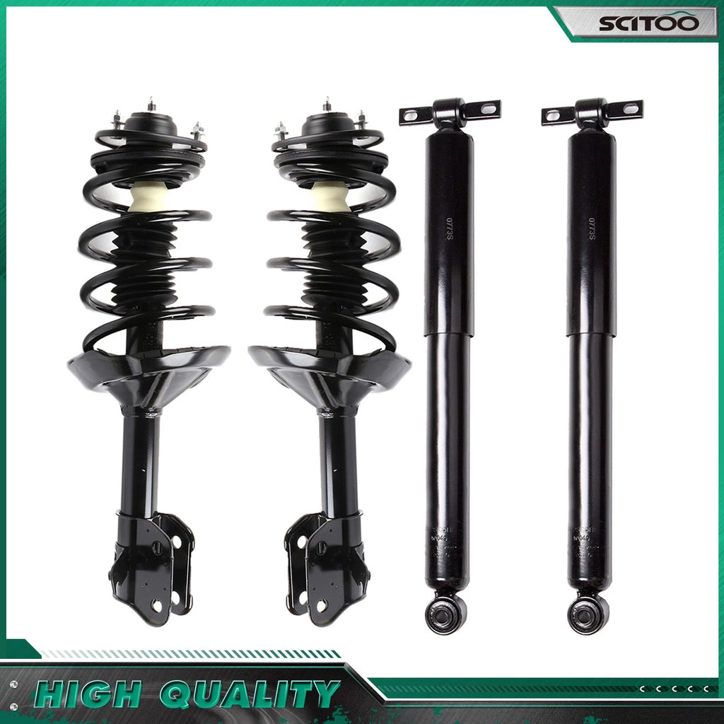 Set of 4 Rear Struts & Front Shocks for Honda Odyssey (2005–2007)
