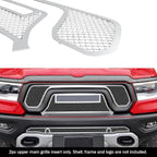 Stainless Chrome Mesh Grille Insert for Ram 1500 Rebel (2019-2024)