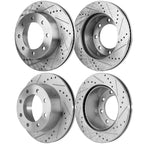 Front & Rear Brake Disc Rotors for Ford F-350 Super Duty (2005–2012)