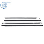 Set of 4 Outer Molded Black Window Weatherstrip Seal Belt for Toyota RAV4 (2006–2008)