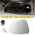 Heated Mirror Glass for Tesla Model 3 (2017–2023) Left Driver Side