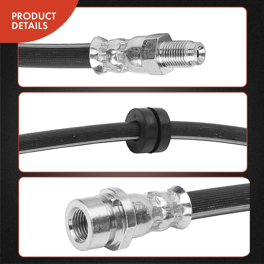 2X Front Brake Hydraulic Hose for Ford Focus (2000-2004)