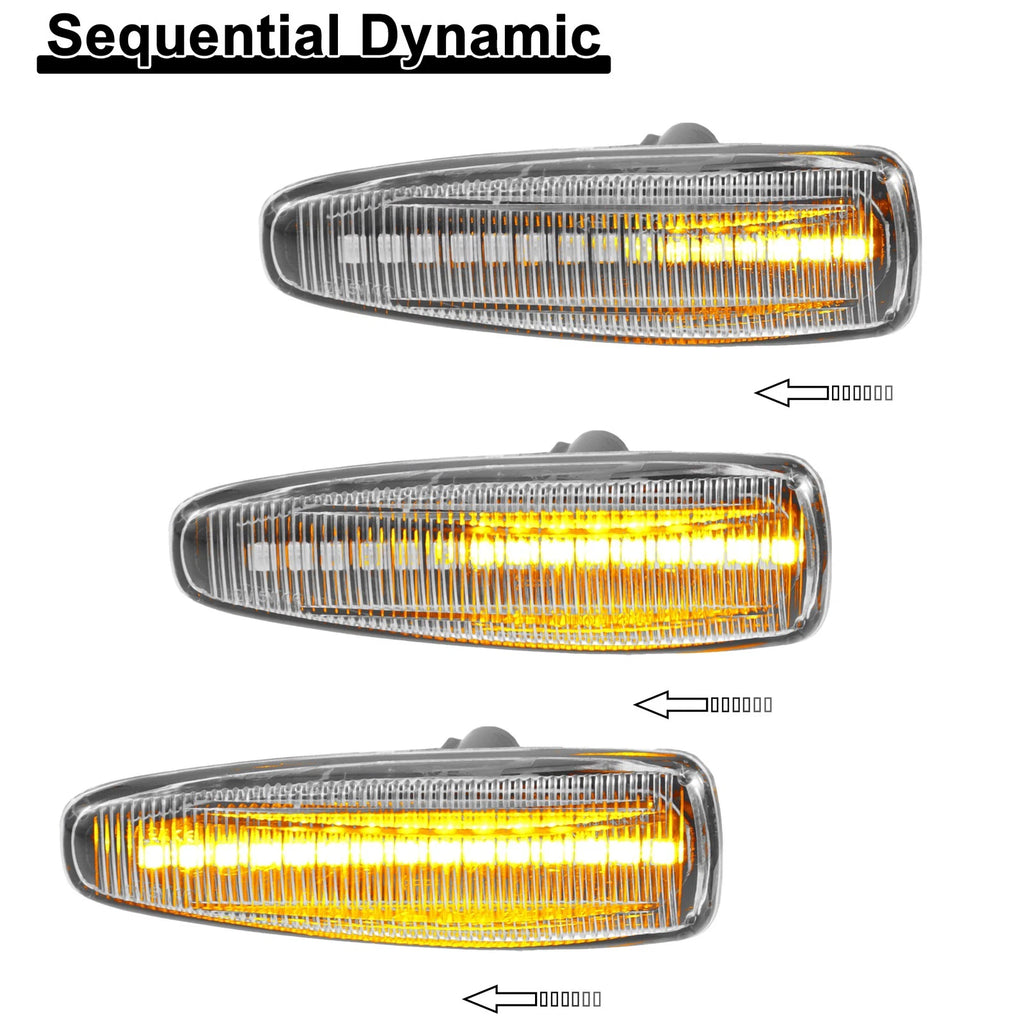 1 Pair LED Side Marker Light for Mitsubishi Lancer VIII (2003–2007) 8351A001