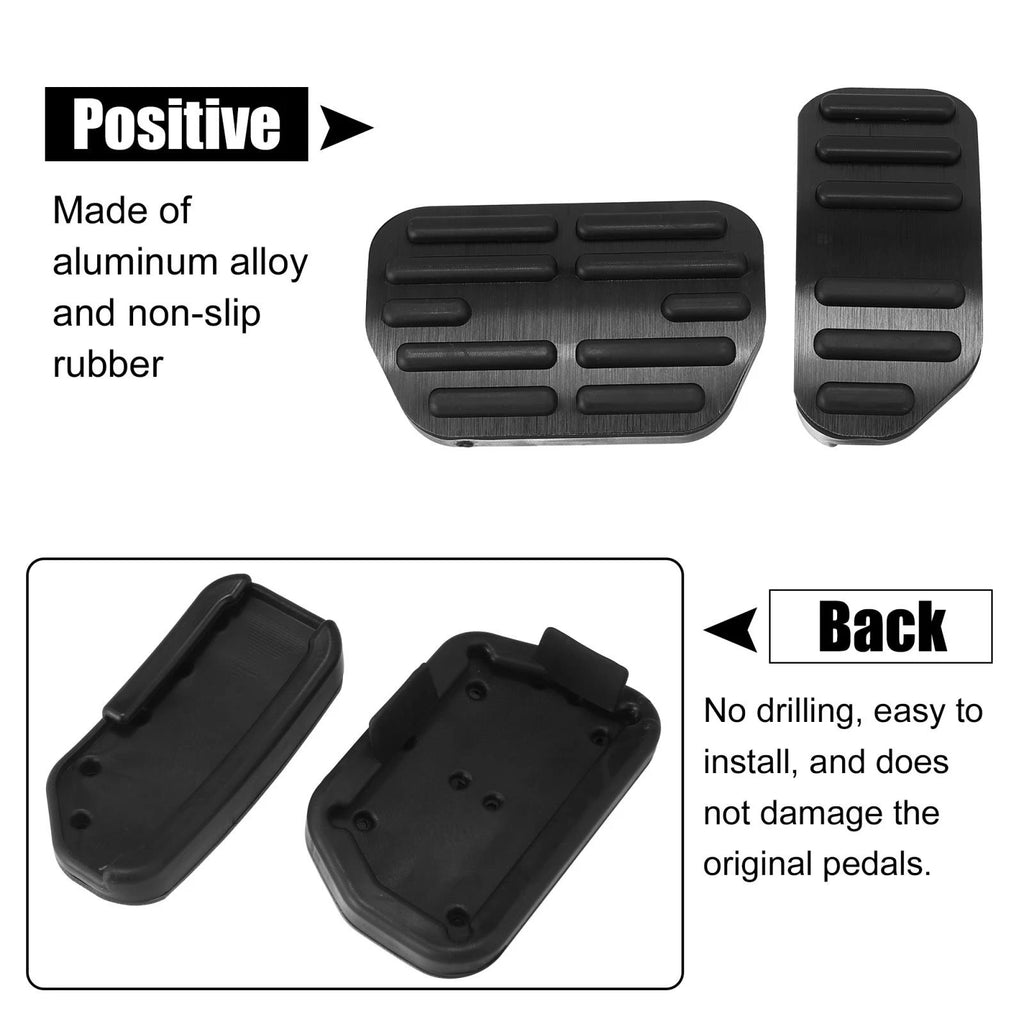 Brake Accelerator Foot Pedal Cover Kit for Toyota Corolla RAV4 (2014–2018)