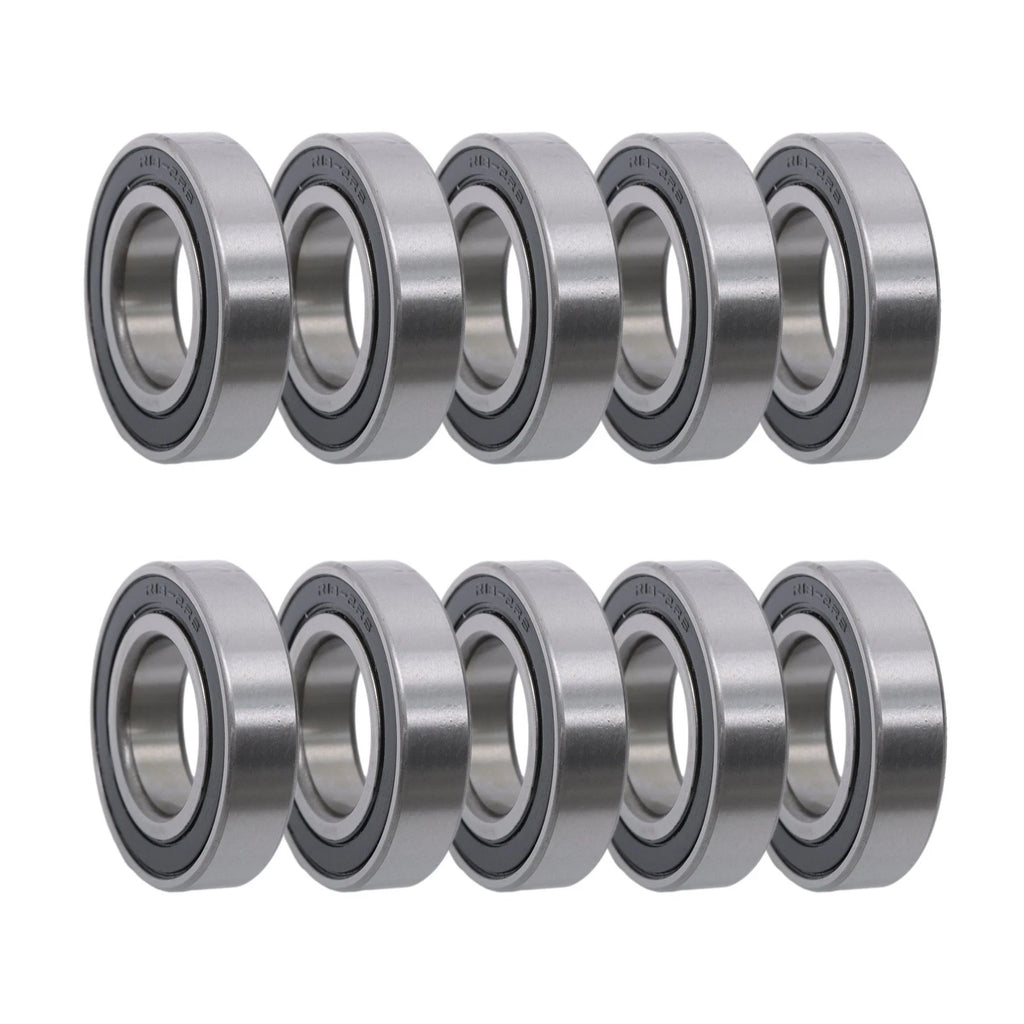 Set of 10 Deep Groove Ball Bearings for R18 (1-1/8" x 2-1/8" x 1/2")