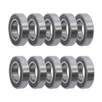 Set of 10 Deep Groove Ball Bearings for R18 (1-1/8" x 2-1/8" x 1/2")