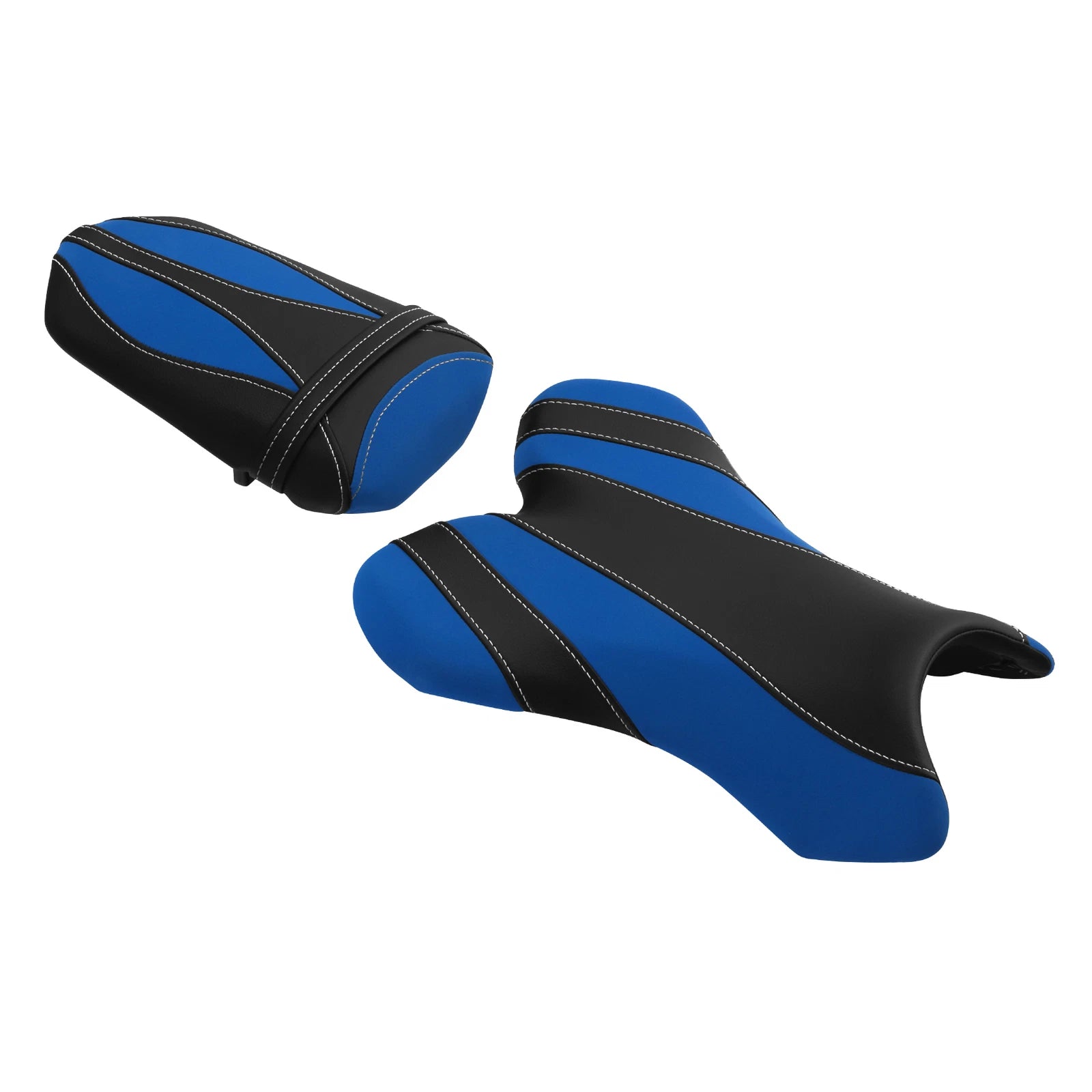 Driver & Passenger Seats for Yamaha YZF R1 (2004–2006) Black/Blue