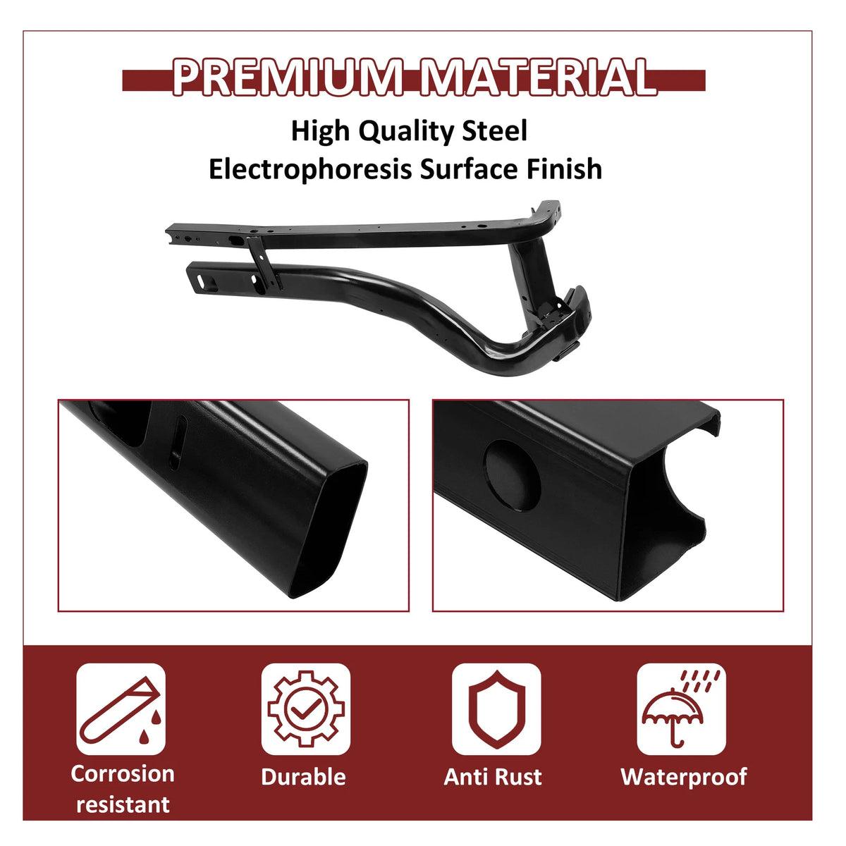 Radiator Support Rail for Ram 1500 (2011–2018) Right Side