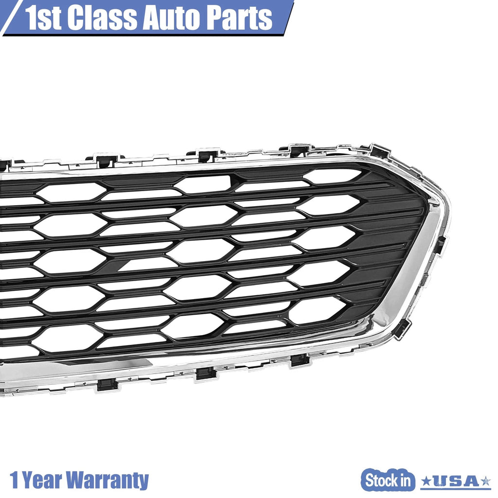 Black Front Bumper Lower Grille for Chevrolet Cruze (2016-2018) Chrome