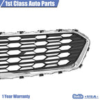 Black Front Bumper Lower Grille for Chevrolet Cruze (2016-2018) Chrome