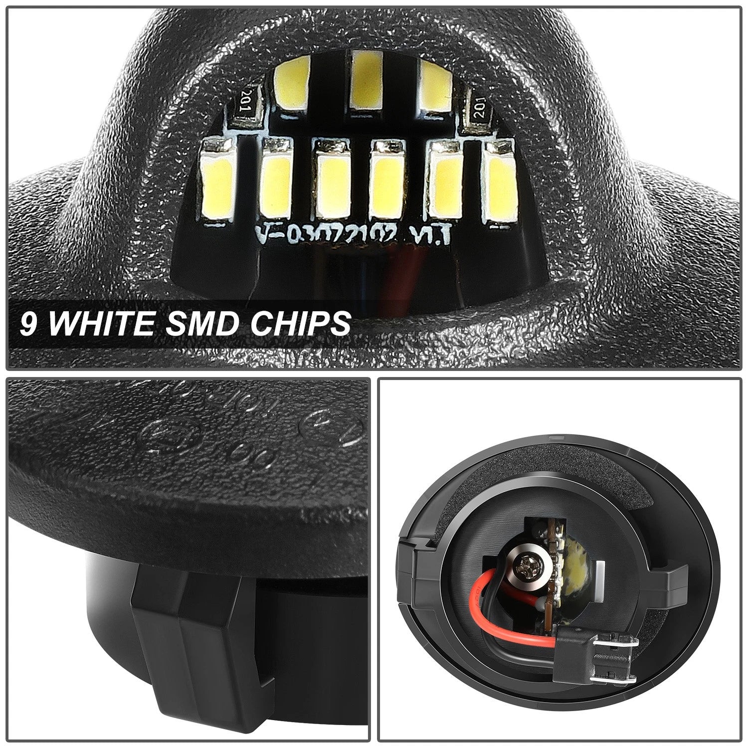LED License Plate Lights for Ford Bronco Explorer F-150 Ranger (1989–2016)