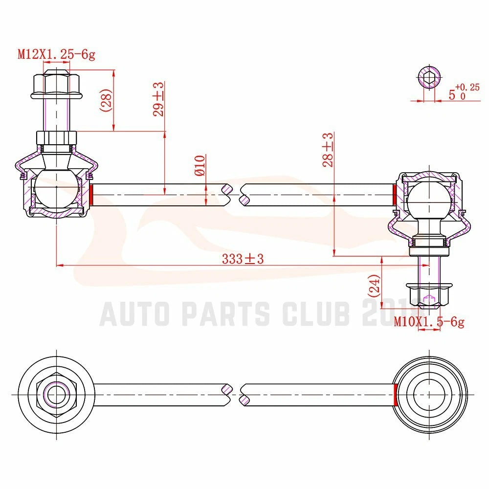 10pcs Front Suspension Control Arm Kit for Volvo S60 V70 (2001–2007)