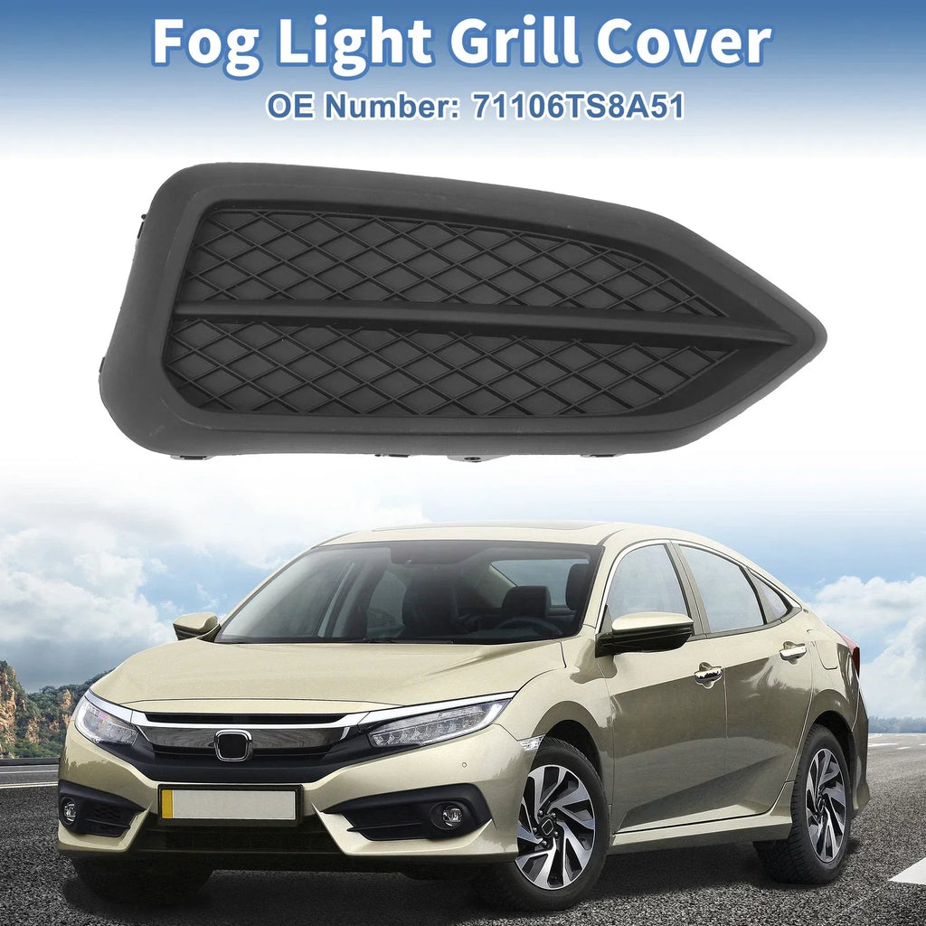 Front Right Fog Light Grill for Honda Civic (2014-2015) - 1 x Piece