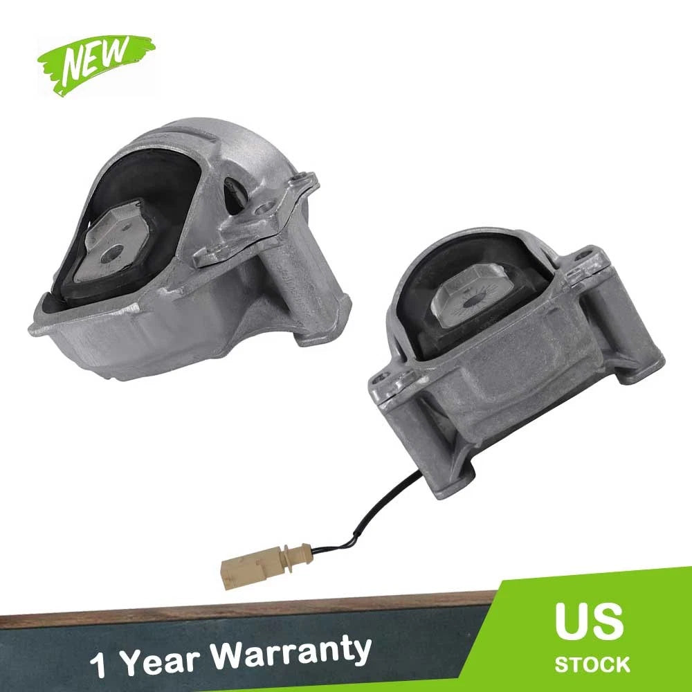Set of 2 Engine Motor Bracket Mounts for Audi A4 A4 Quattro A5 (2009–2014)