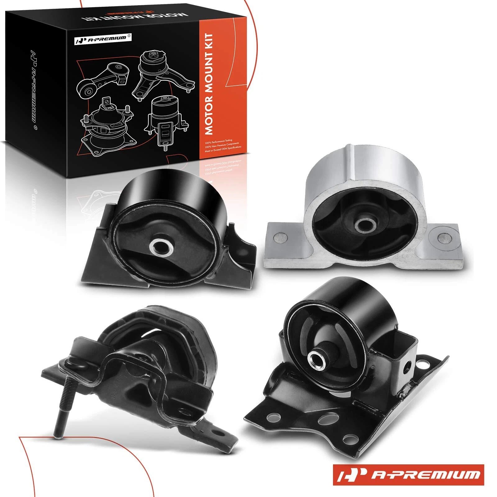 Set of 4 Engine Motor & Trans Mounts for Nissan Sentra (2000–2006)