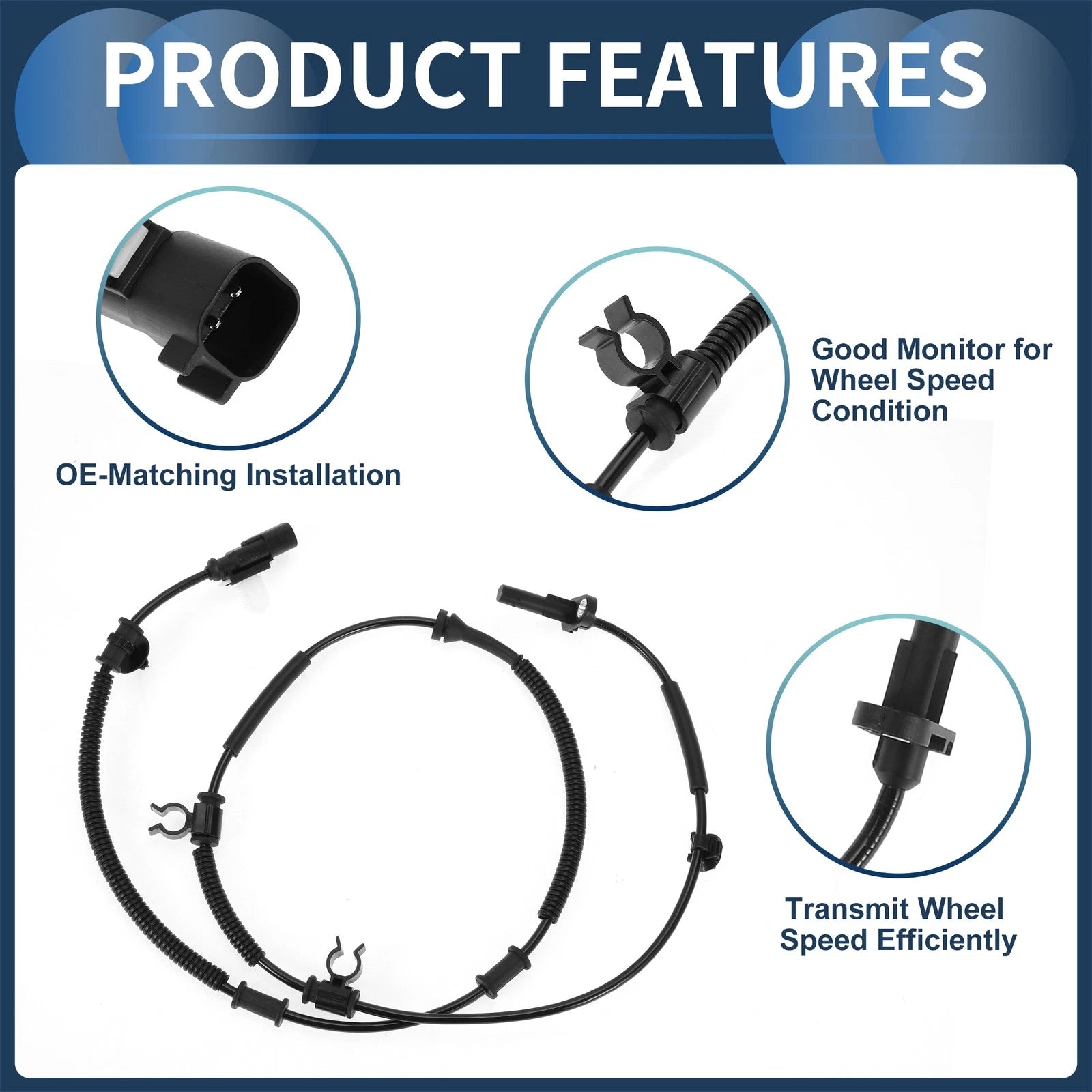 ABS Wheel Speed Sensor No.BL3Z2C190B for Ford F-150 (2011–2014) Rear Left