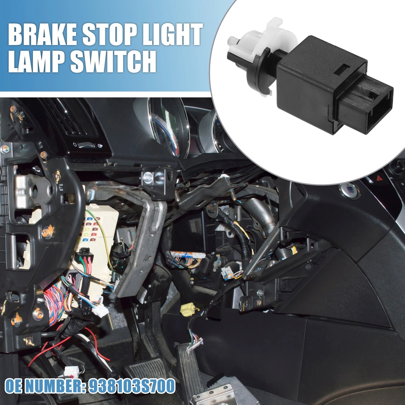 Brake Stop Light Lamp Switch No. 938103S700 for Hyundai Accent (2015–2017)