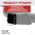 2" Class 3 Trailer Hitch for Infiniti QX60 (2014-2021) & JX35 (2013)