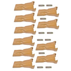 Set of 10 Dirt Bucket Teeth for Crane