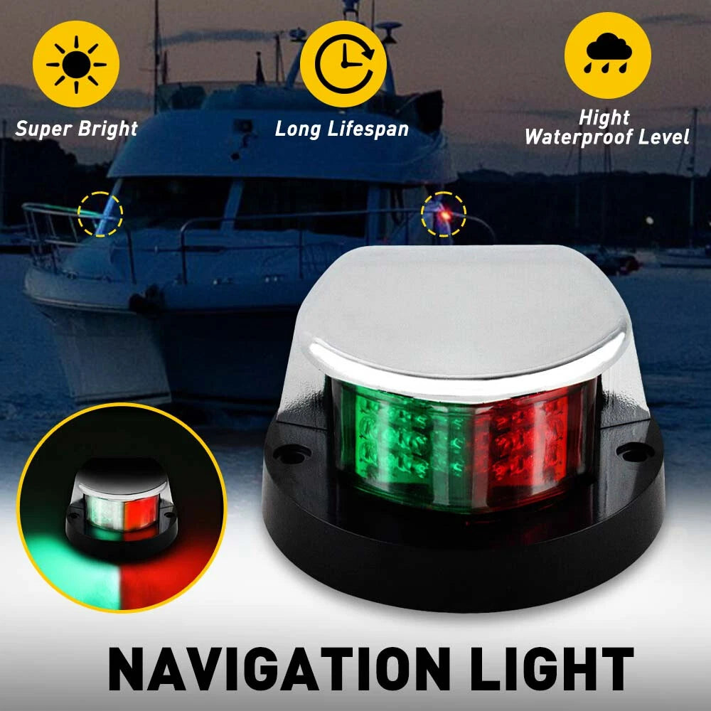 LED Boat Navigation Lights Red Green for Marine Bow Light (EXV)